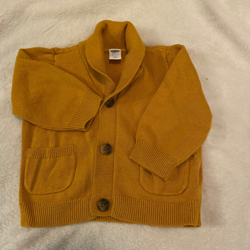 Old navy mustard/gold cardigan